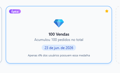 Medalha de 100 vendas no Mercado Livre